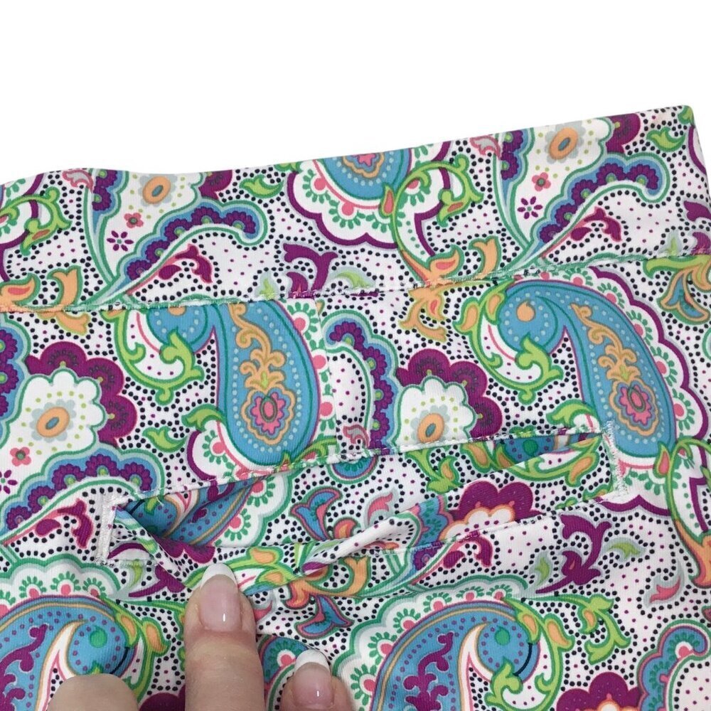 Peter Millar Skort E4 Wicking 50+ UPF Paisley Size Small Pockets Golf Pickleball - Picture 3 of 7